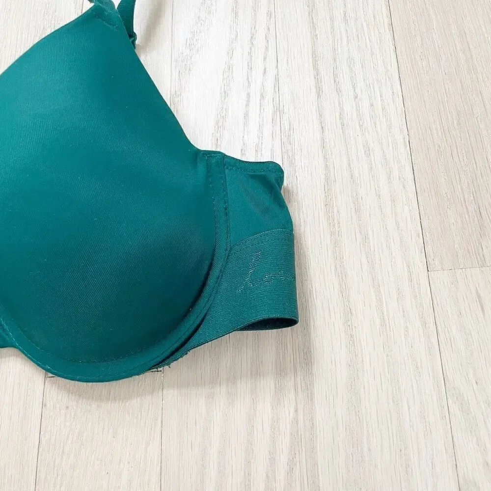 BUY 1 GET 1 FREE Victorias Secret 34b tshirt bra green